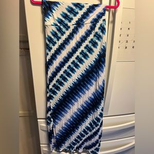 Laundry by SS Blue Tie Dye Maxi Skirt